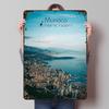 Monaco Cityscape Aerial View Metal Poster Customized Wall Art Retro Vintage Tinplate Signs for Man Cave Bathroom Decor House