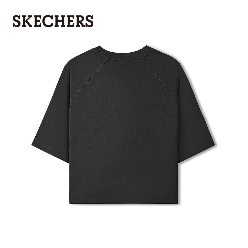 Skechers Women s L225W117 Knitted Short Sleeve T-Shirt M