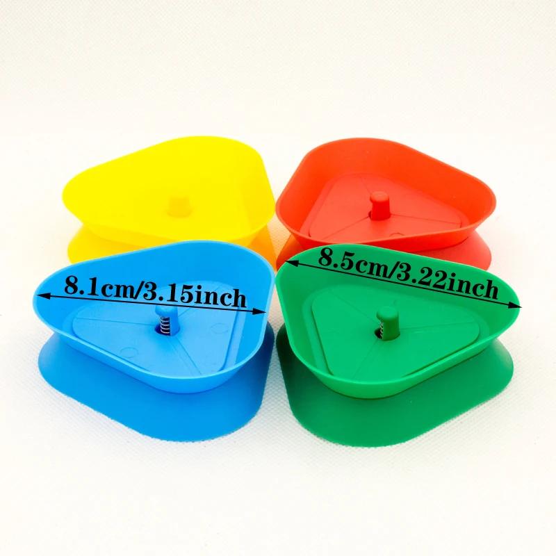 4Pcsset Triangle Shaped Playing Card Holder Lazy Person Poker Seat Board Game Cards Stand For Children Seniors Free Your Hands