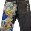 RogueWave Japonské Retro Personalizované Tištěné Džíny s Vysokým Pasem pro Páry s Velkými Kapsami pro Street Wear Y2K Džínové Kalhoty