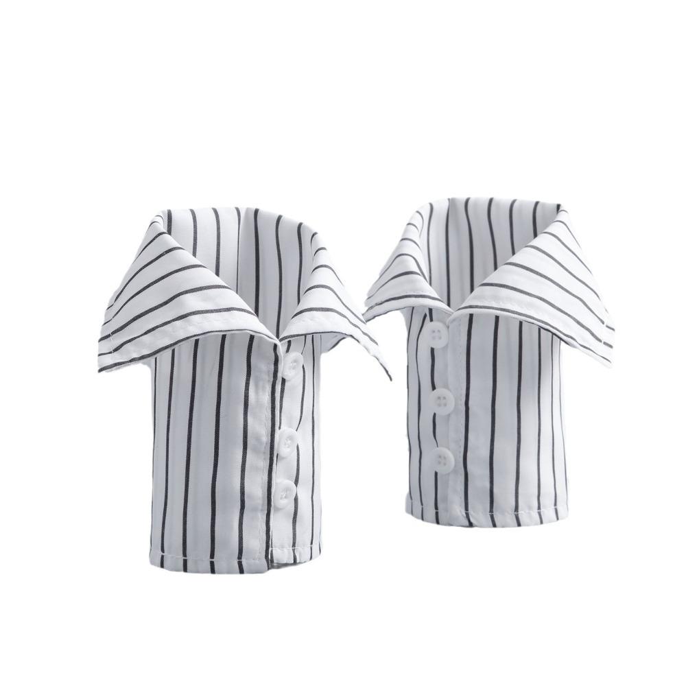 

Striped Fake Hand Sleeves Sweater Clothing Shirt Fake Cuffs Detachable Sleeves Women