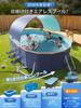 AxisSpace [Piscina Coberta] Piscina Grande, Não Requer Enchimento, Dobrável, Não Requer Montagem, para Crianças, Uso Doméstico, Proteção UV, Armazenamento Fácil,