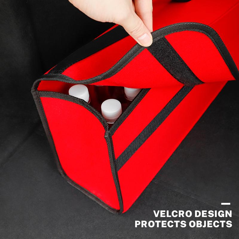 Valve Stems Caps VW Car Interior Organizer Box Foldable Felt Cloth Storage Bag For Volkswagen Polo Golf GTI CC Tiguan Arteon Pas zw4