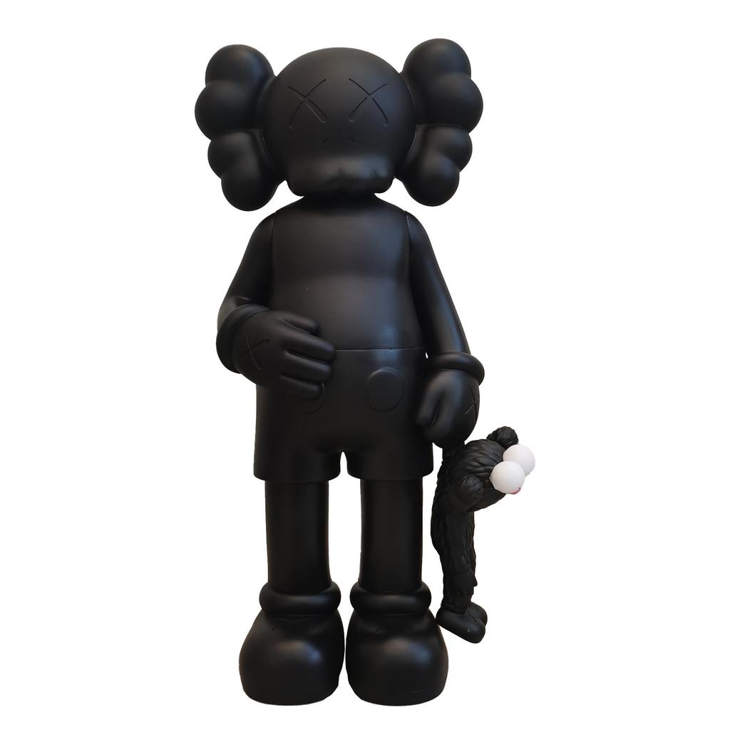 Kaws Semi-Dissected Bear Figure Ornament - Trendy Decorative Toy for Living Room Collection Gift