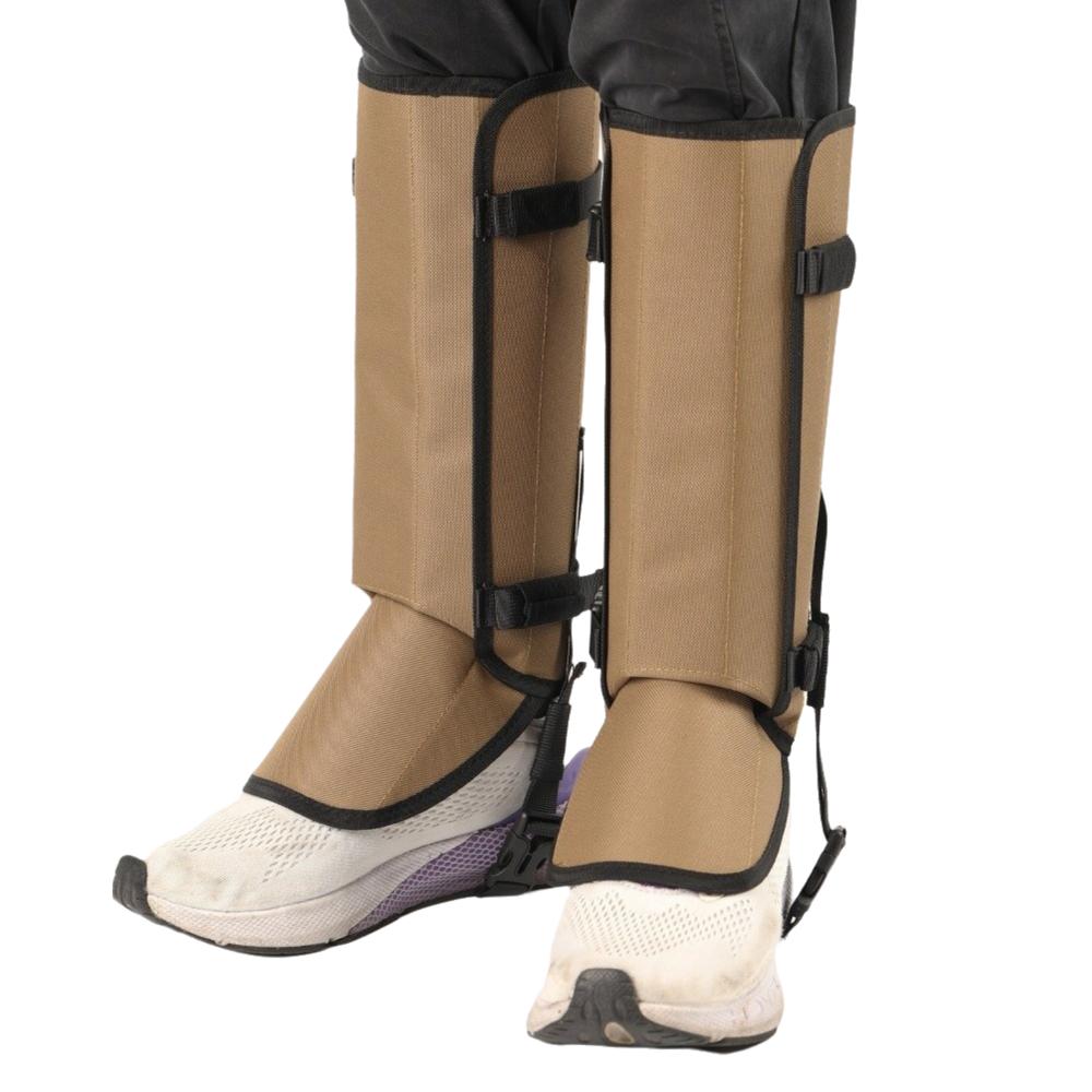 

Thick Material Outdoor Hiking Gaiters Adjustable Design Anti-scratch Knee Pads Desert хаки