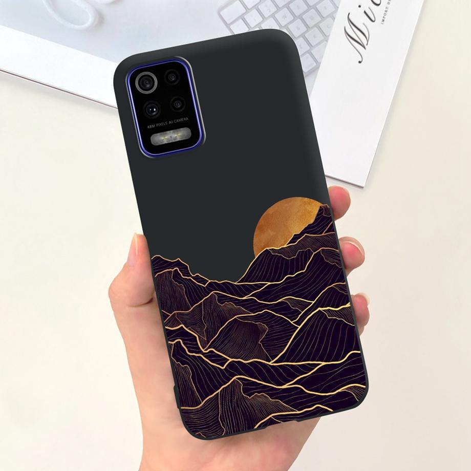 For LG K52 Q52 2020 Phone Case Soft Matte Silicone Capa For LGK52 LGQ52 2020 Funda Goothic Style Cartoon Back Cover Cute Pattern