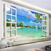 Southeast Asia Seascape Natural Scenery 3D Mural Wall Painting Room Home TV Sofa Background Wall Wallpaper Art Home Decoration