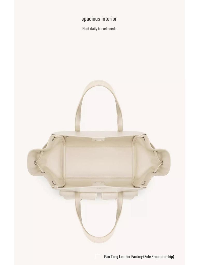 Borsa a Spalla Tote Grande Capacità in Vera Pelle JWPEI Linda per Donna