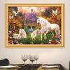 Full Drill Diamond Painting Cross Stitch The Unicorn Family 5d Diamond Mosaic Art Diamond Embroidery Animal Rhinestone Picture