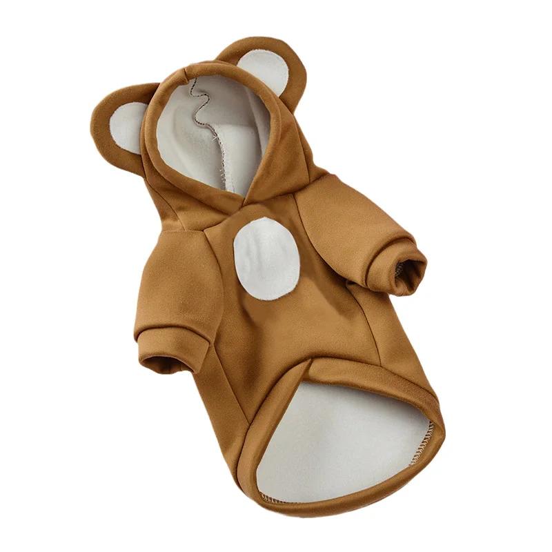 Spring Autumn Cat Puppy Clothing Solid Sweet Pet Costume Hoodie for Cats Sphynx Clothes Kitten Pullovers Outfit Ropa Para Gatos