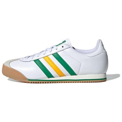 K 74 'White Crew Yellow Green' Sneakers IF9511