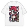 Anime Demon Slayer Rengoku Kyojuro T Shirt Summer Cotton Unisex Women Streetwear Casual Trendy Short Sleeve Hip Hop Oversized Tops