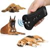 Nový ultrazvukový odpuzovač psů LED Anti Dog Barking Pet Trainer Dvojitá hlava Houkačka Odpuzovač psů Jemné odehnání Venkovní