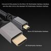 4K HD Multimedia Interface Cable Male to Male 18Gbps High Speed 4K 60Hz HD Knit   HD Multimedia Interface Adapter Cable