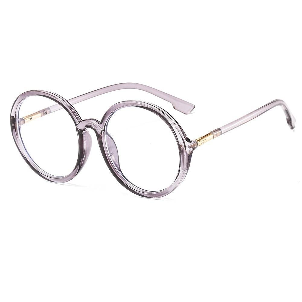 Eye Protection Eyeglasses Round Frame Women Glasses Vintage Anti-Blue Light Glasses  Women