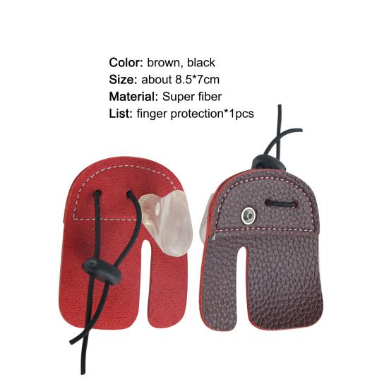 Łuczniczy ochraniacz na palce Odporny na zużycie Antypoślizgowy Dodatek Sprzęt do ćwiczeń strzeleckich Ochraniacz na palce