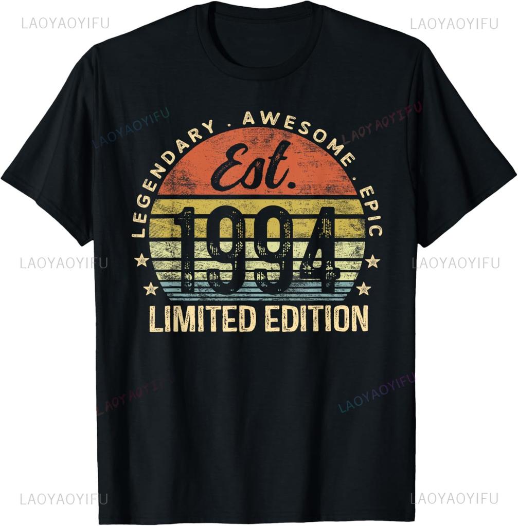 Est 1994 Limited Edition 31st Birthday Vintage 31 Year Old TShirt Casual Printed Tshirt Short Sleeve Tee Camisas Streetwear