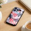 Custodia Telefono Argento Colorata R-Darling Marin Kitagawa Per iPhone17,16,15,14,13,12 Plus,Max Copertura Nera in Morbido Silicone