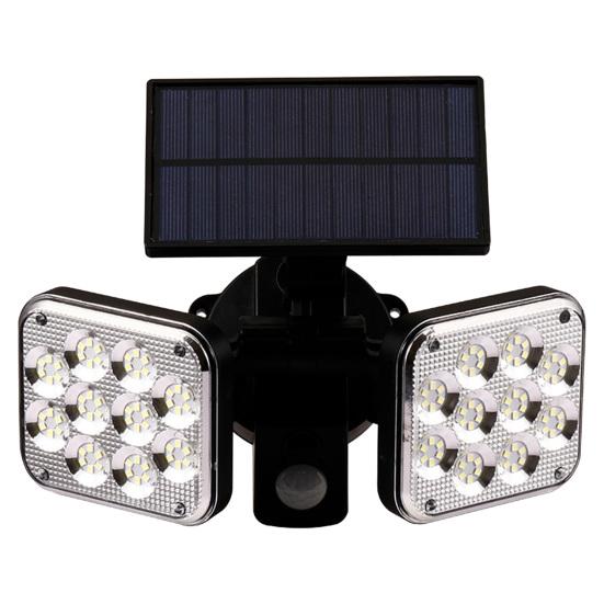 

2108 Датчик света на солнечной батарее Водонепроницаемый АБС Двойная головка Солнечный