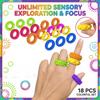Children's Silicone Sensory Ring Silicone Decompression Toy
