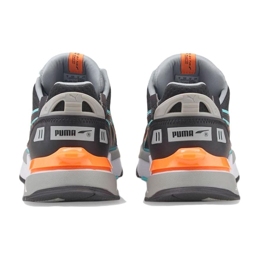 Puma Mirage Sport Fabric Leather Tech Sports Comfort Low Top Lifestyle Shoes Unisex Sneaker Black Orange 383107-05