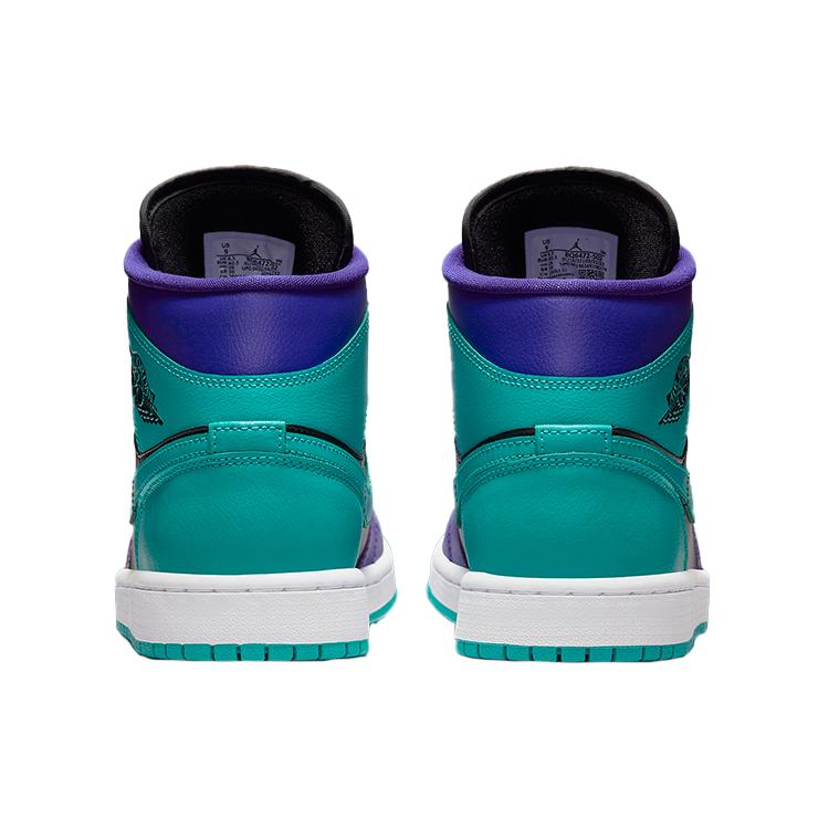New Jordan 1 Mid Black Grape Women's BQ6472-502