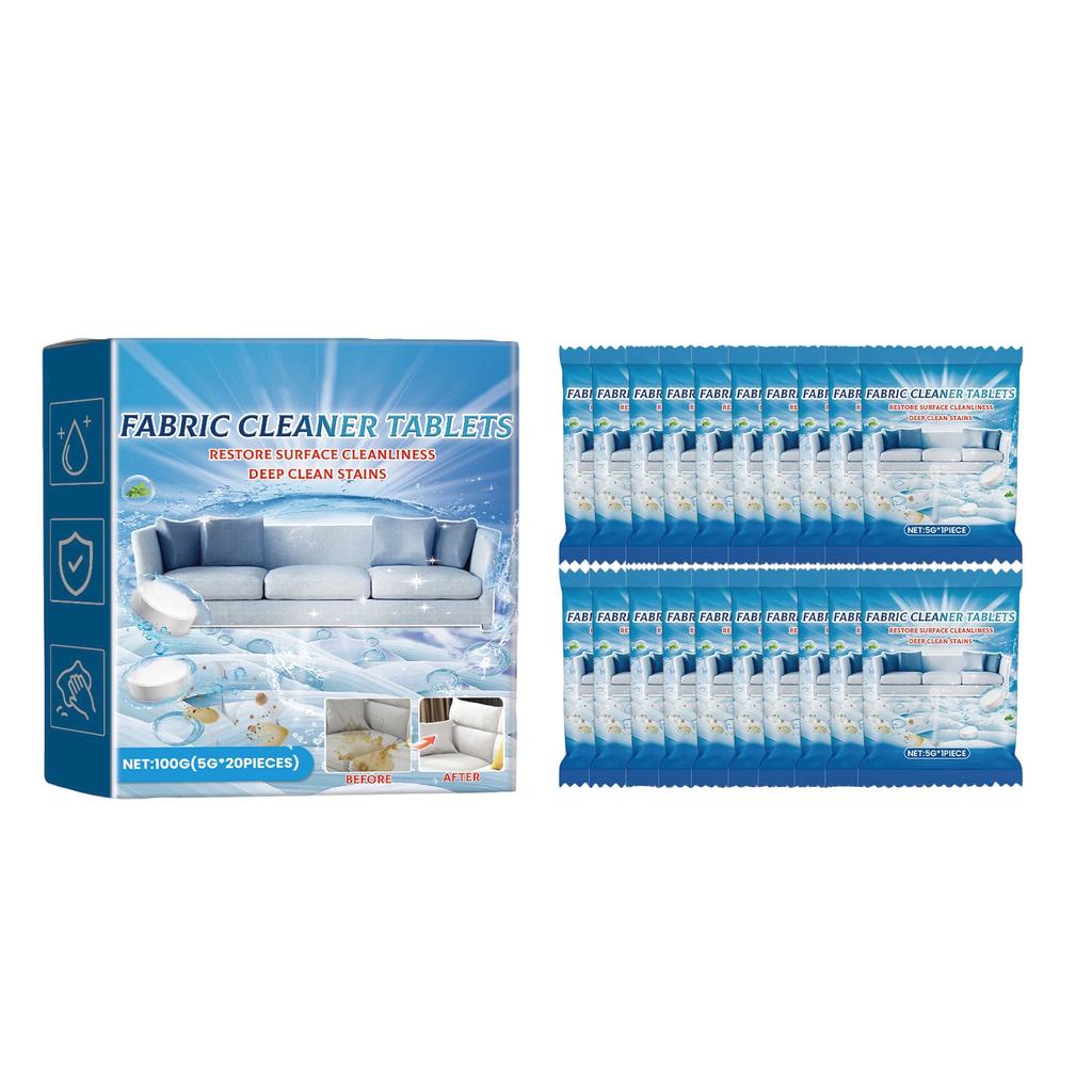 Fabric sofa cleaning sheet, dirt removal and stain remover, sofa care product