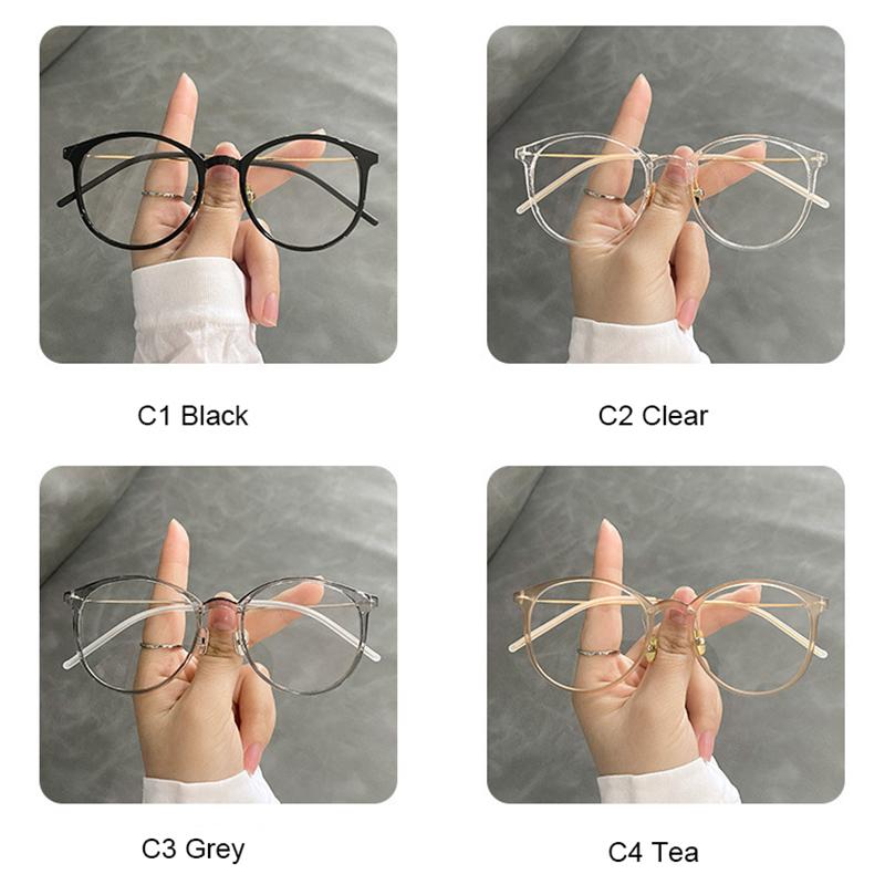Ultralight Clear Round Myopia Glasses With Diopter -1 -2.5 -6.0 Stylish Designer Nearsighted Eyeglasses Anti Blue Light Glasses
