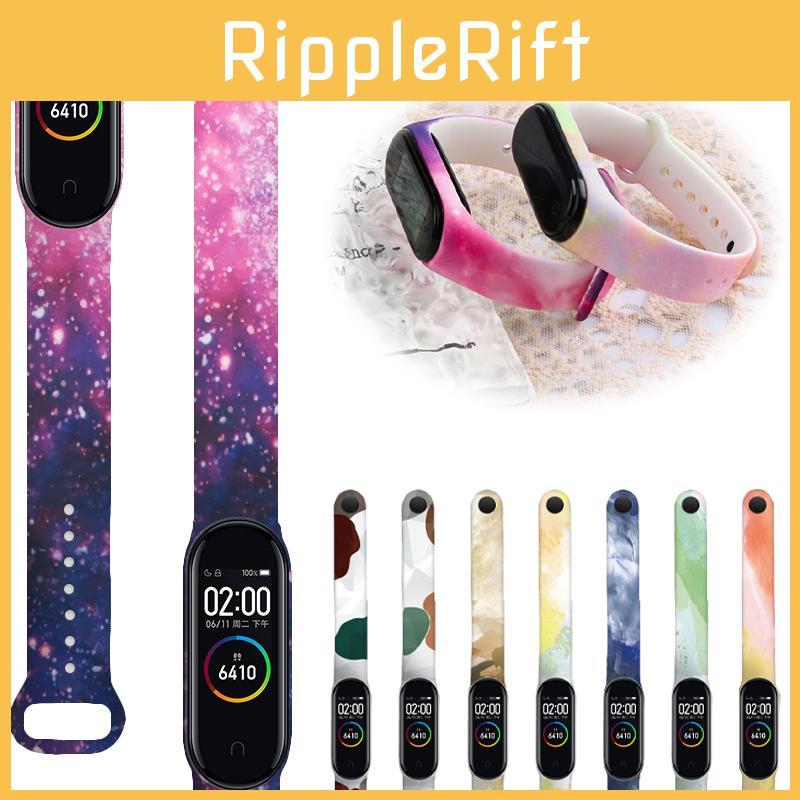 Unisex Silicone Watch Strap Replacement For Xiaomi Mi Band 3/4/5/6 Adjustable And Comfortable