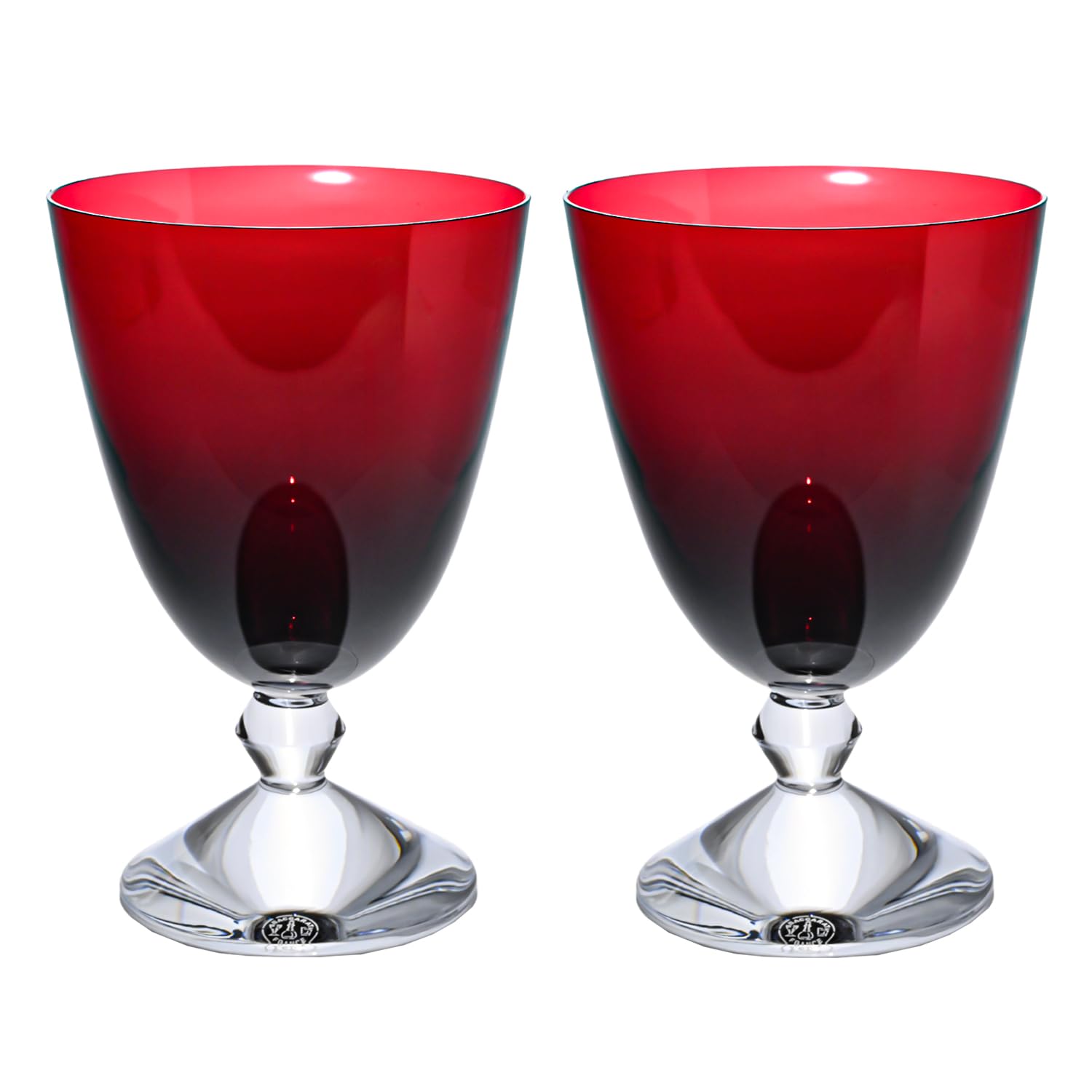 

Baccarat Vega Small Wine Glasses, Red, Pair, 14cm Tall, 2812265 [Parallel Import]