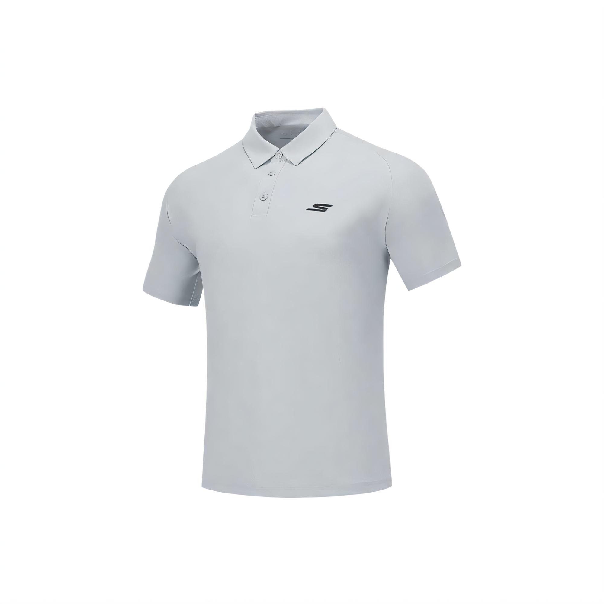 Skechers Godri Fashion Comfortable Casual Versatile Short Sleeve Polo Shirt Men tops P225M144-001C S