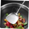 Yardenfun Stainless Steel Wok Spatula, Kitchen Cooking Shovel, Durable Kitchen Spatula with Sleek Design, Easy To Use, Hangable Storage, Dishwasher Sa