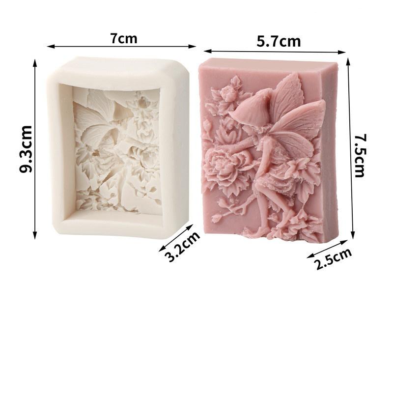 Candle Mold Non-stick Plaster Mold Baking Mold Flexible For Home Decoration DIY Projects Gift Making