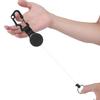 Retractable Key Chain Stainless Steel Wire Fishing Antilost High Elasticity Webbing
