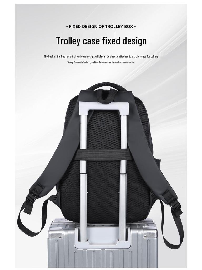 Men's Ultralight Large Capacity Laptop Backpack for Business and Casual Commuting