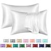 1 PCS Silk-like Pillowcase Pillow Cover For Bed Decor Silky Satin Hair Beauty Pillow Case Comfortable Pillow Case Home Bedding