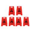 6PCS Dog Vomit Caution Sign Printed Funny Pet Vomit Warning Sign for Yard Home Office Remind Decoration