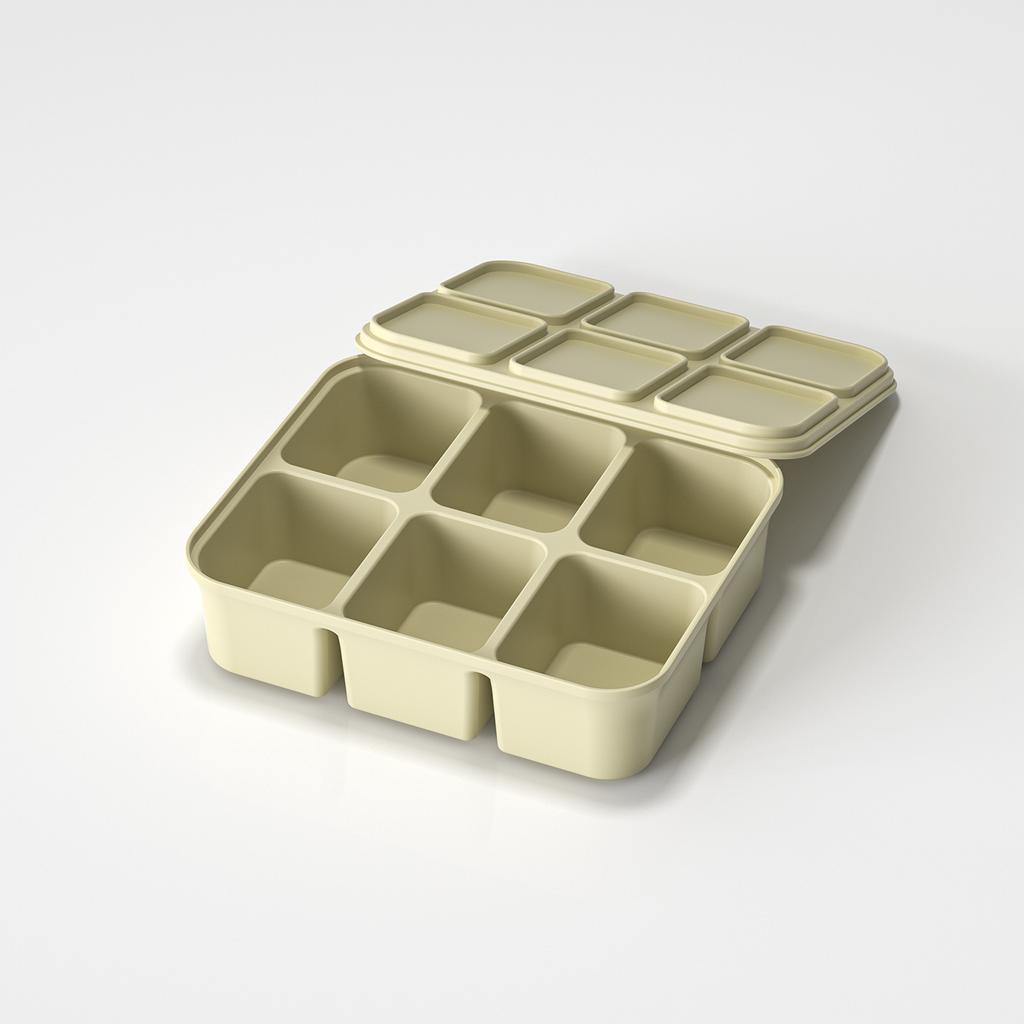 4/6/12 grid Food-Grade Silicone Baby Food Freezer Tray - Easy Pop Out Ice Cube Mold for Infant Puree & Snacks DROPSHIPPING