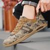 2025 new summer breathable ice silk men's shoes camouflage personality trend student soft sole casual sports men's shoes