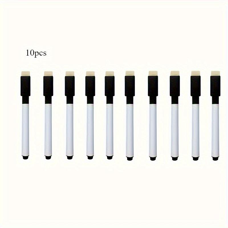 Whiteboard Marker Pen Black Dry Erase Caps 2 In 1 Markers Whiteboard Writing Drawing Pens for School Office Supplies Stationery
