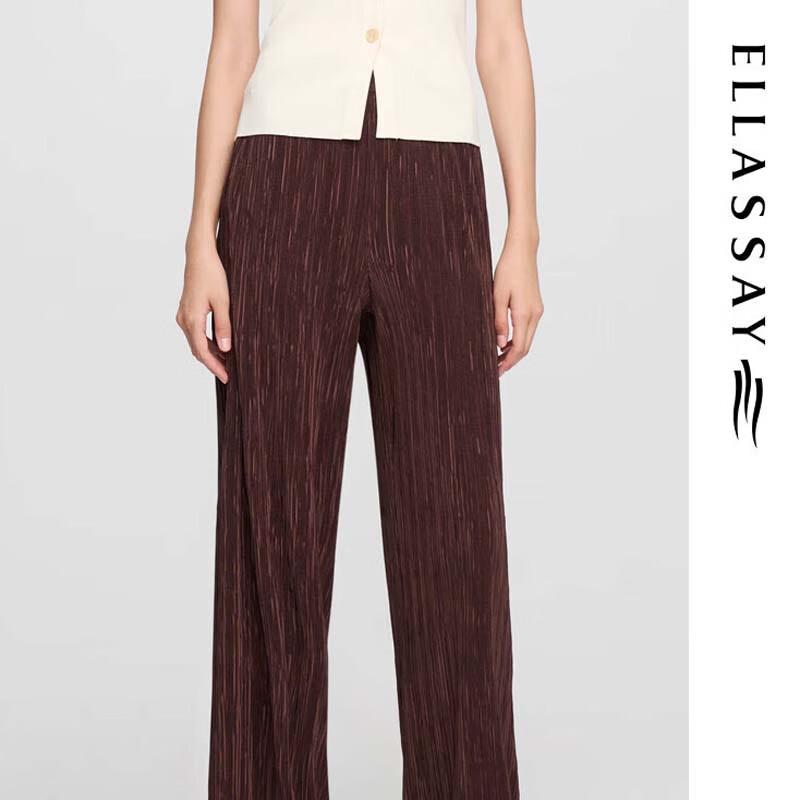 ELLASSAY Women's Versatile Lightweight Straight-Leg Trousers