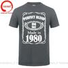 Vintage Legends Are Born In 1980 45 Years Old T Shirt Unisex Made In 1980 Tshirt Birthday Retro Anniversary Tees Streetwear Tshirt
