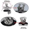 2Pcs LED Light Bar Mounting Bracket Convenient Hole-Free Installation Adjustable Engine Hood Light Mount Automotive Parts