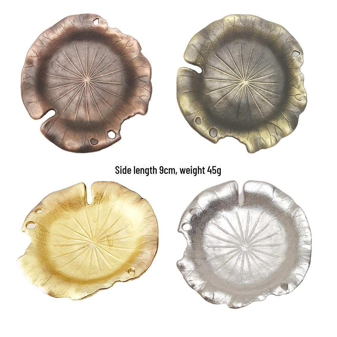 

Чайный набор Shengzhi: Креативный держатель для благовоний, жаропрочная горелка и подставка под чай в стиле кунг-фу Lotus leaf coaster красный