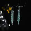 Premium Luxury Diamond Long Fringed Earrings