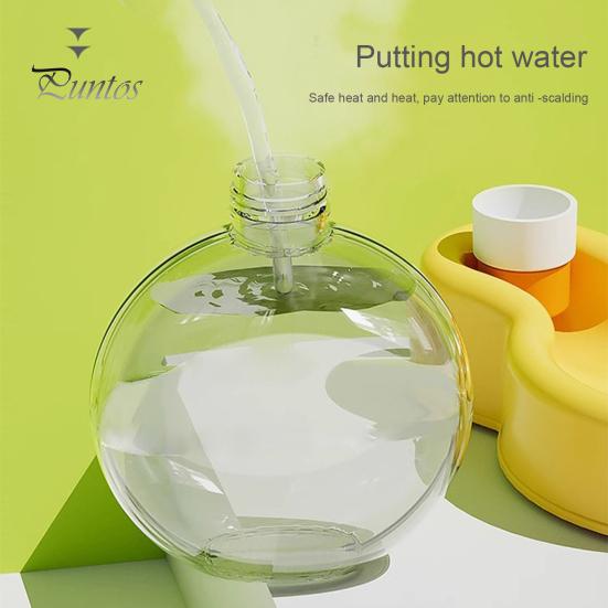 Sticlă de apă pentru animale de companie de 350 ml/500 ml. Hrănitor portabil de apă pentru câini, rezistent la scurgeri, cu bol pentru călătorie, drumeții, camping