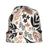 ZLIENSZUS Wildflower Beanie Hat - Urban Pattern with Botanical, Layered Hairstyle Accessory Suitable for Coffee Walks, Creative Spaces, Layered Outfit
