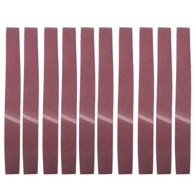 10 PCS Abrasive Sanding Belt Circular Grinding Belt 1220x50mm Aluminum Oxide GXK51 B(120#)
