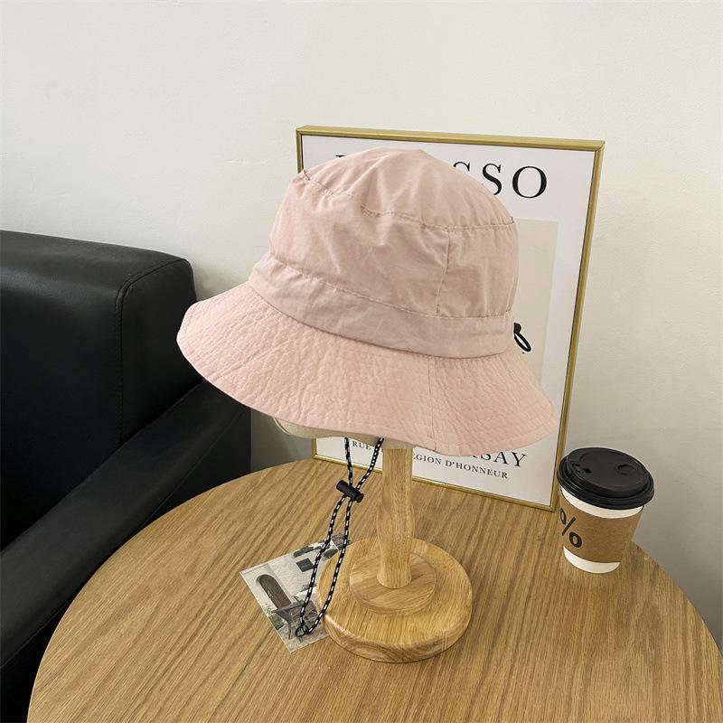 

Летняя быстросохнущая водонепроницаемая рыболовная шляпа, мужская сумка для хранения, уличное скалолазание, защита от солнца и козырек от солнца 56-60cm розовый