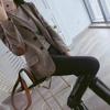 Women's Plaid Wool Suit Jacket - 2022 Autumn/Winter Korean Style, Slim & Versatile Retro Design